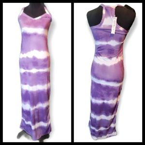 Purple Tie Dye Dress